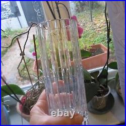 1 vase en cristal de baccarat modèle harmonie Signé hauteur 20 cm