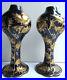 2-Vases-Art-Nouveau-Jugendstil-ceramique-de-NIMY-bleu-de-Tours-HOUX-Or-Argent-01-ufcp