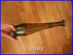 2 grand vase en verre peint émaillé Legras foret arbre automne art déco 2 grand vase en verre peint émaillé Legras foret arbre automne art déco
