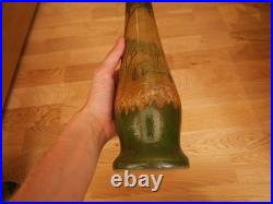 2 grand vase en verre peint émaillé Legras foret arbre automne art déco 2 grand vase en verre peint émaillé Legras foret arbre automne art déco
