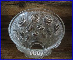 3438 verlys vase art deco les cabochons vase en verre préssé moulé 3438 verlys vase art deco les cabochons vase en verre préssé moulé