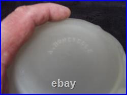 ANDRE HUNEBELLE Vase boule en verre pressé moulé signé A. HUNEBELLE ART DECO ANDRE HUNEBELLE Vase boule en verre pressé moulé signé A. HUNEBELLE ART DECO
