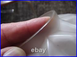 ANDRE HUNEBELLE Vase boule en verre pressé moulé signé A. HUNEBELLE ART DECO ANDRE HUNEBELLE Vase boule en verre pressé moulé signé A. HUNEBELLE ART DECO