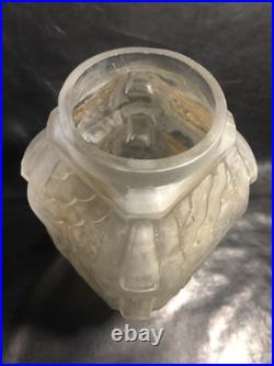 ART DECO VASE MULLER FRÈRES FRANCE CIRCA 1930 Modèle PAGODE
