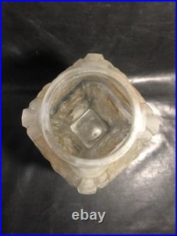 ART DECO VASE MULLER FRÈRES FRANCE CIRCA 1930 Modèle PAGODE