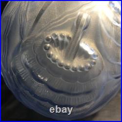 ART DECO VASE PIERRE D'AVESN CIRCA 1930 Modèle Coquelicot Bleu