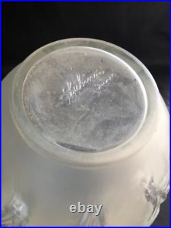 ART DECO VASE SABINO FRANCE CIRCA 1930 Modèle Oursins rare Opalescent