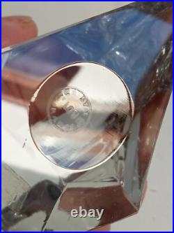 Aigle en cristal signé st-louis hauteur 10 cm largeur 9 cm 610gr