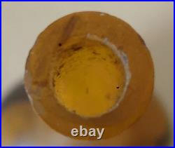 Ancien Soliflore DAUM NANCY Pâte de Verre début 20ième Hauteur 17cm