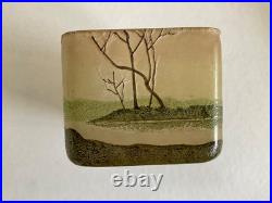 Ancien Vase Art Nouveau Pte De Verre Dégagée À L'acide Signé Legras