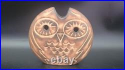 Ancien Vase Chouette Céramique LES ROIS de MAJORQUE Perpignan Vintage 1970