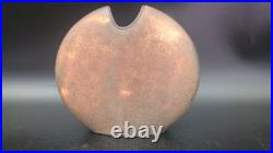 Ancien Vase Chouette Céramique LES ROIS de MAJORQUE Perpignan Vintage 1970