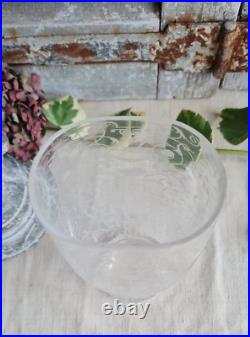 Ancien Vase Cristal Baccarat Modele Michel Ange