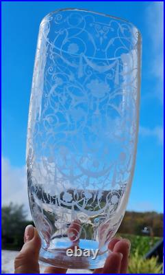 Ancien Vase Cristal Baccarat Modele Michel Ange