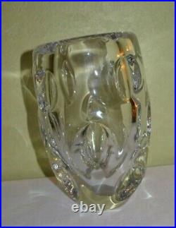 Ancien Vase Cristal de Sèvres France Signé