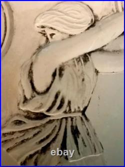 Ancien Vase En Pâte De Verre Signé Georges de Feure