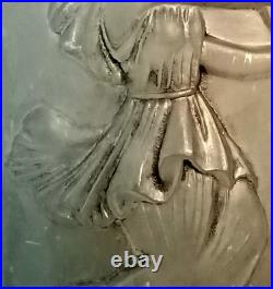 Ancien Vase En Pâte De Verre Signé Georges de Feure