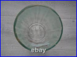 Ancien Vase En Verre Emaille Decor Floral Legras Non Signe