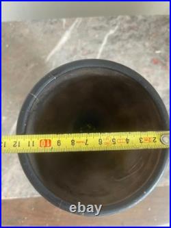 Ancien Vase Pot Signé George de Feure Antique Verre Moulé Pressé 14cm Ancien Vase Pot Signé George de Feure Antique Verre Moulé Pressé 14cm