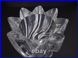 Ancien Vase en cristal Lalique Old heavy crystal