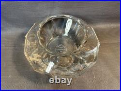 Ancien grand vase en cristal à facettes de BACCARAT Marquise de Sévigné vintage