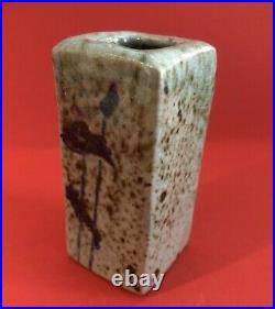 Ancien petit Vase XXe soliflore ou pot à pinceaux /stylos Par Suzanne Dauliach