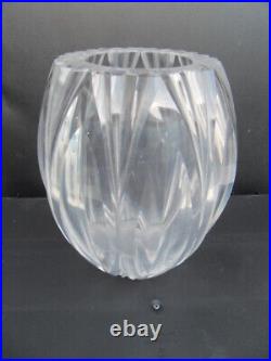 Ancien presse papiers vase boule soliflore tulipier cristal DAUM NANCY 40.50's