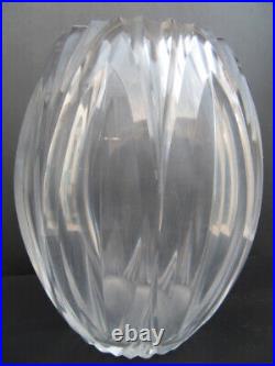 Ancien presse papiers vase boule soliflore tulipier cristal DAUM NANCY 40.50's