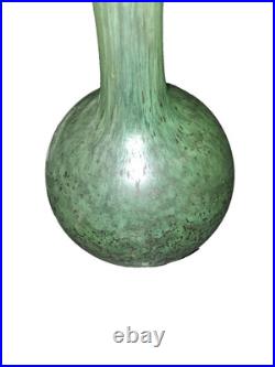 Ancien soliflore signé DELATTRE NANCY an 1930 environ vintage haut 56 cm