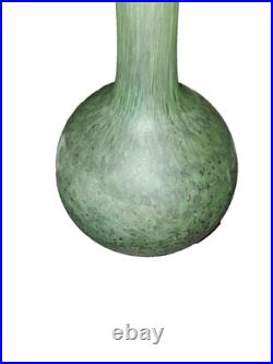 Ancien soliflore signé DELATTRE NANCY an 1930 environ vintage haut 56 cm