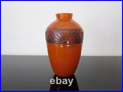 Ancien vase Art Deco signé Legras