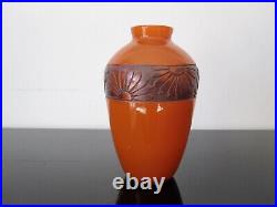 Ancien vase Art Deco signé Legras