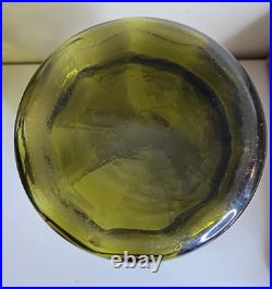 Ancien vase émaillée de Legras aux Clématites vers 1900 parfait état