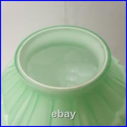Ancien vase opaline verte boule art deco 1930 vigne raisin no pierre d avesn