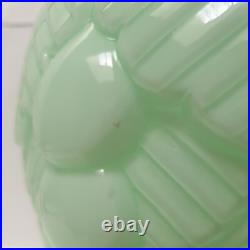 Ancien vase opaline verte boule art deco 1930 vigne raisin no pierre d avesn