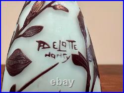 André Delatte Nancy Ancien vase Art Nouveau