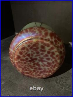 Art nouveau vase glasfabrik elisabeth 1900-1905