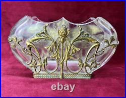 BACCARAT EAGLE CRYSTAL VASE CRISTAL TAILLE AIGLE NAPOLEON Ier EMPIRE ART NOUVEAU