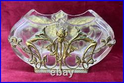 BACCARAT EAGLE CRYSTAL VASE CRISTAL TAILLE AIGLE NAPOLEON Ier EMPIRE ART NOUVEAU