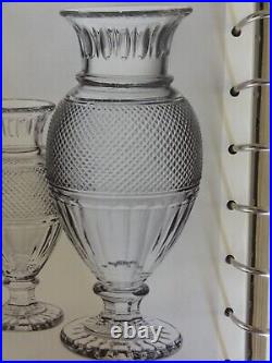 BACCARAT EXCEPTIONNEL TRES GRAND VASE CHARLES X EDWIGE COMME NEUF. (37 cm)