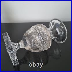 BACCARAT Vase 1840 Pointe Diamants Cristal XIXè Crystal Vase Mid 19thC BACCARAT Vase 1840 Pointe Diamants Cristal XIXè Crystal Vase Mid 19thC
