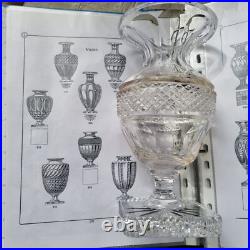 BACCARAT Vase 1840 Pointe Diamants Cristal XIXè Crystal Vase Mid 19thC BACCARAT Vase 1840 Pointe Diamants Cristal XIXè Crystal Vase Mid 19thC