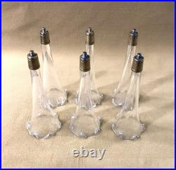 BACCARAT jardinière / bouquetière en bronze et cristal Cornets Fleurs Tulipier BACCARAT jardinière / bouquetière en bronze et cristal Cornets Fleurs Tulipier