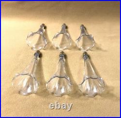 BACCARAT jardinière / bouquetière en bronze et cristal Cornets Fleurs Tulipier BACCARAT jardinière / bouquetière en bronze et cristal Cornets Fleurs Tulipier