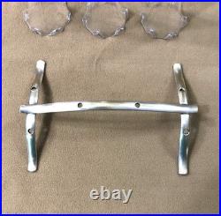 BACCARAT jardinière / bouquetière en bronze et cristal Cornets Fleurs Tulipier BACCARAT jardinière / bouquetière en bronze et cristal Cornets Fleurs Tulipier