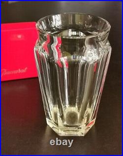 Baccarat Vase Harcourt Nelly Art Deco en cristal de Baccarat signé 16,5 cm