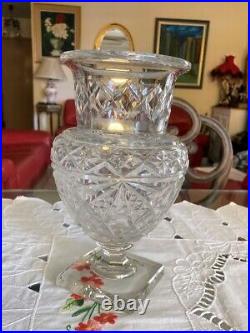 Baccarat Vase pansu sur talon en cristal 23 cm