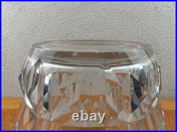 Baccarat grand vase taillé