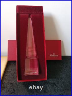 Baccarat obélisque dans sa boite d'origine, collection Louxor