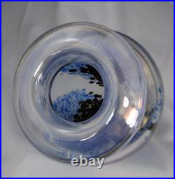 Beau Vase Robert Pierini A Biot Reflets Irises 1984